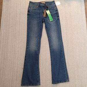 NWT Guess Sophia Curvy Mini Boot Jeans Classic Cotton Blend MSRP $108 Size 27x32